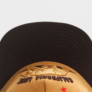 Casquette de baseball en daim motif ours de dessin animé, style très demandé, fournisseur en gros, casquette à visière plate pour sports de plein air et cyclisme, motifs personnalisables - Product Image 3