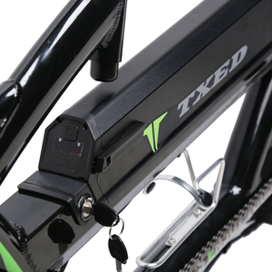 Vélo électrique <span class=keywords><strong>tandem</strong></span> TXED, dernier modèle, 7 vitesses, 48V 500W, <span class=keywords><strong>moteur</strong></span> roue arrière PE 26 pouces, batterie 13Ah, <span class=keywords><strong>pour</strong></span> les voyages - Product Image 4