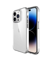 Coque de protection transparente antichoc en TPU et PC personnalisée DYL avec décoration scintillante anti-jaunissement pour téléphones mobiles