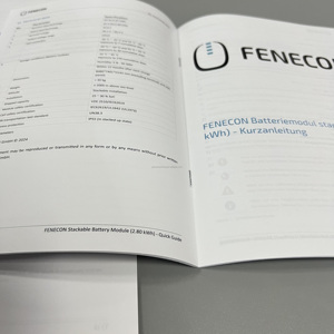 Brochure del catalogo del libro del libretto della legatura della sella di disegno Offset all'ingrosso su vari <span class=keywords><strong>colori</strong></span> stampata su carta patinata - Product Image 3