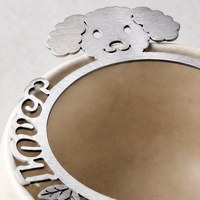 Ensemble tamis à matcha, infuseur et agitateur en acier inoxydable 304, motif chien, personnalisable OEM, accessoires pour café et thé