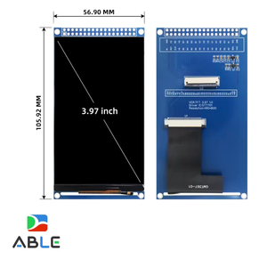 Módulo de Pantalla LCD TFT Industrial de 3.97/4 Pulgadas y Resolución 480*800 con Panel Táctil Opcional - Product Image 2