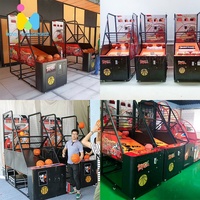 Machine de jeu d'arcade de basketball en gros, machine de jeu d'arcade de tir au basketball de rue