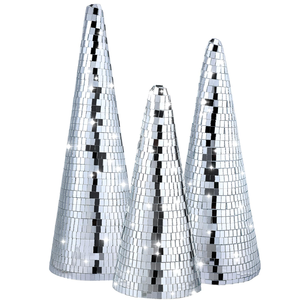 <b>Disco</b> <b>Ball</b> Desktop Decorations <b>Disco</b> Glass Mirror Christmas Tree for Xmas Party Ornaments - Product Image 1
