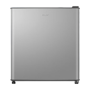 Mini-<span class=keywords><strong>réfrigérateur</strong></span> électrique à porte simple 43L argenté à refroidissement direct et dégivrage manuel pour usage domestique, hôtelier et en dortoir <span class=keywords><strong>Haier</strong></span> Energy - Product Image 1
