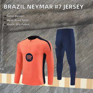 Camiseta de Fútbol Masculina LTJ001 Leton Neymar Número 7 Vinicius, Selección Nacional de Brasil, Local/Visitante, Manga Corta, Cuello Alto, Secado Rápido - Product Image 3