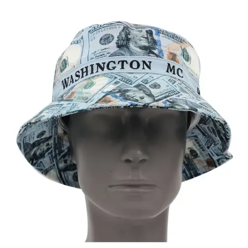 100% Polyester Wide Brim High Quality Golf Cap Custom Embroidery Printed Sublimation Bucket Hat