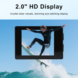 Caméra d'action POV professionnelle stabilisée, caméra sportive, enregistreur vidéo sous-marin pour le cyclisme, la conduite et les sports extrêmes - Product Image 3