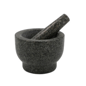 En gros Cuisine noir <span class=keywords><strong>mortier</strong></span> et <span class=keywords><strong>pilon</strong></span> - Product Image 1