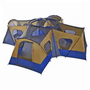 Inverno Automática Heavy Duty 10 Pessoas Acampando Glamping Tenda de Algodão