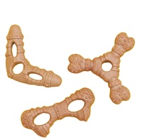 Jouet à mâcher populaire pour chien en imitation os, bâton durable pour le nettoyage des dents, jouet d'auto-entretenissement pour animaux de compagnie pour chiens de petite et moyenne taille