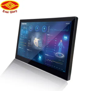 Industrial 15.6 Inch 1280*800 Ultra Thin LCD Display Open Frame Capacitive Multi Touch Screen Monitor For Gaming Machine