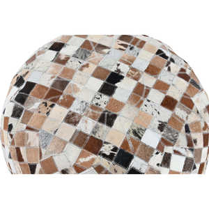 Cojín de Piso de Cuero 48X48X35 Color Camel - Product Image 3