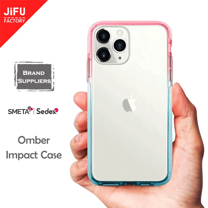 New arrival China factory Ombre mobile phone case military Shockproof TPU case for iPhone 12 13 14 phone case