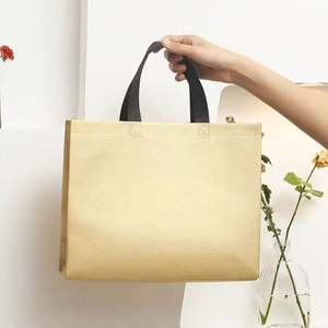 Bolsas Plegables de Tela No Tejida de Color Sólido Personalizadas al por Mayor para Tiendas y Supermercados - Product Image 5