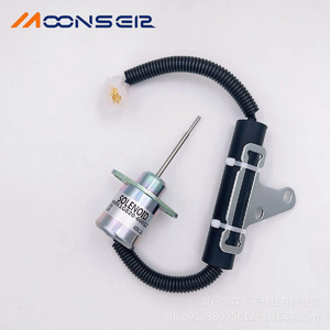 Vanne solénoïde MoonsEir 1G820-60012 pour le contrôle d'arrêt d'huile des excavatrices - Product Image 1