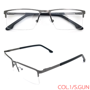 Pronto magazzino cliente logo top Qualità di uomo di metallo di grandi dimensioni Telaio <span class=keywords><strong>occhiali</strong></span> Ottica <span class=keywords><strong>occhiali</strong></span> - Product Image 3