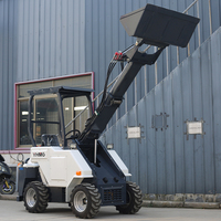 CE-zertifizierter 1 Tonne chinesischer Offroad-Teleskop lader Teleskops tapler 4x4 Frontlader-Holz lader mit Motor pumpen kern