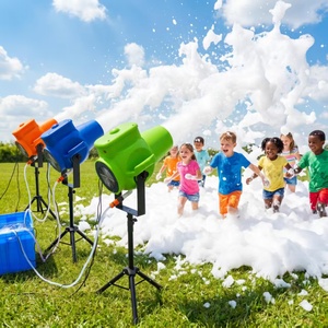 Machine à mousse électrique personnalisable 1800W pour fêtes en extérieur, parcs, piscines – Canon à pulvérisation en fer et plastique pour soirées à la glace carbonique - Product Image 6