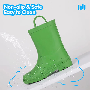 YL-25033 <span class=keywords><strong>Stivali</strong></span> da Pioggia per Bambini Personalizzabili, Morbidi, Antiscivolo, Resistenti all'Acqua, Altezza Metà Polpaccio - Product Image 4