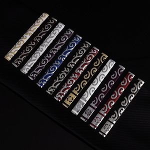 Ensemble de pinces à cravate pour hommes, best-seller 2026, pour banquets d'affaires, mariages, événements formels - Noir, <span class=keywords><strong>simple</strong></span>, élégant - Product Image 1