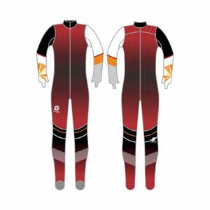Combinaisons de <span class=keywords><strong>ski</strong></span> de <span class=keywords><strong>luge</strong></span> unisexes en spandex/polyester imperméables à séchage rapide avec impression par transfert thermique - Product Image 5