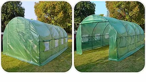 Grande Serre Tunnel en Polyéthylène, <span class=keywords><strong>Tente</strong></span> <span class=keywords><strong>de</strong></span> <span class=keywords><strong>Culture</strong></span> <span class=keywords><strong>de</strong></span> Jardin, Vente en Gros, Serre Tunnel 6x3x2m à <span class=keywords><strong>Vendre</strong></span> - Product Image 3