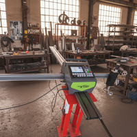 Machine de découpe plasma CNC portable 1313, découpeuse à code G, 3,3x1,8 mètres, découpe efficace de dessins DXF/DWG, moteur 120A