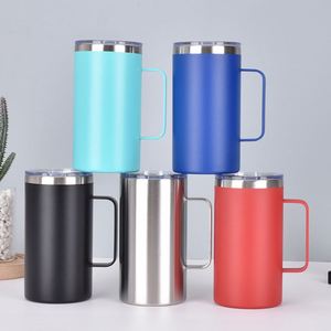 Minimalist 304 Stainless Steel MugDouble Wall Vacuum Insulated High Aesthetic Creative Home Office Coffee <b>Cup</b> for Drinking Needs - Product Image 2