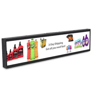 Lange Strip Lcd-scherm 13.3Inch 23.6Inch 32Inch Inch 1920*1080 Bus Monitor Android Gebruik Voor Reclame