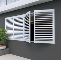 Windowmate Commercial, volets en aluminium de haute qualité, style moderne, design élégant, volets verticaux pour fenêtres, écran solaire