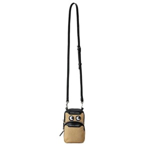 <span class=keywords><strong>Sac</strong></span> bandoulière <span class=keywords><strong>mini</strong></span> pour femme en paille PP tressée, motif dessin animé yeux grands et mignons, nouveauté été plage - Product Image 5