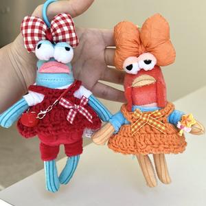 Lindo Colgante de Peluche de Pikachu, Personajes de la Ciudad, Pescador de Tiempo Parcial, Bolsa de Pescado Tejida de Lana, Accesorio de Peluche, Regalo para Niña, Regalo de Año Nuevo - Product Image 6