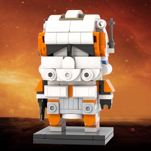 MOC2262-2270 Imperial Stormtrooper Wolfe Five <span class=keywords><strong>Hunter</strong></span> Commander Cody Tech Echo Wrecker Crosshair Space <span class=keywords><strong>Wars</strong></span> Head Bricks Jouets pour Enfants - Product Image 6