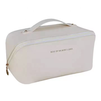 Grande Capacité Partition Rangement Maquillage Sac Portable Deluxe Minimaliste Voyage Sac Toilette Rangement Sac
