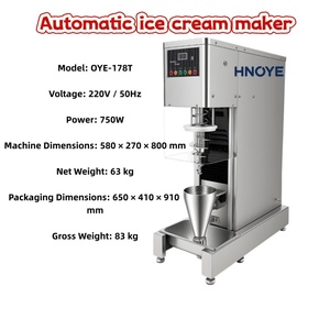 Macchina Automatica per Gelato Soft Serve con Miscelatore per <span class=keywords><strong>Frutta</strong></span>, Acqua, Latte e Noci per Negozi Alimentari - Product Image 4