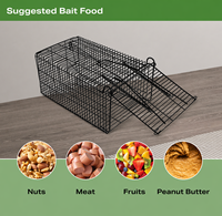 Piège à souris en fil métallique – Piège vivant multi-captures pour souris et rats – Écologique, portable, design rectangulaire – Contrôle des nuisibles pour la ferme et la maison