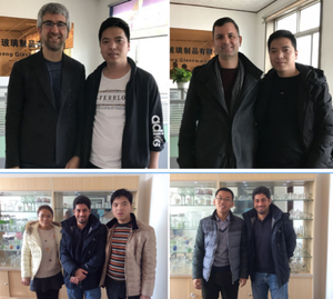 Ad alto valore trasparente a prova di perdite semplice rete diretta bottiglia di acqua di vetro per gli uomini e le donne - Product Image 5