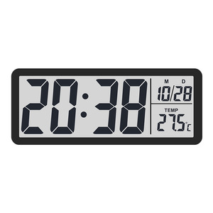INS Simple Large Screen <strong>Clock</strong> Temperature and Humidity <strong>Clocks</strong> Creative Modern <strong>Clocks</strong> - Product Image 3
