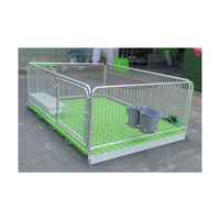 Cages pour animaux d'élevage et de reproduction, taille personnalisable, état neuf, pour agneaux et chèvres jeunes.