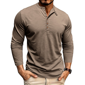 <span class=keywords><strong>Polo</strong></span> décontracté à manches longues personnalisé pour homme, tenue de haute qualité - Product Image 1