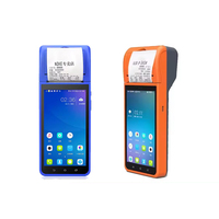 SDK 5.45" Terminal de point de vente portable, machine de caisse mobile 4G Android, imprimante USB WiFi, NFC, système de point de vente tout-en-un pour la vente au détail