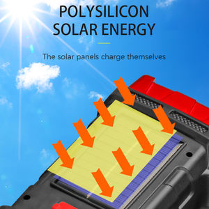 USB di emergenza torcia <span class=keywords><strong>solare</strong></span> portatile con Power Bank LED USB torcia da lavoro ricaricabile per campeggio pesca lampada di ricerca - Product Image 4