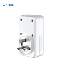 Adaptateur de prise numérique monophasé 13A ZHNL avec protection contre les surtensions, prise européenne automatique, protection du réfrigérateur, protecteur de tension 230v