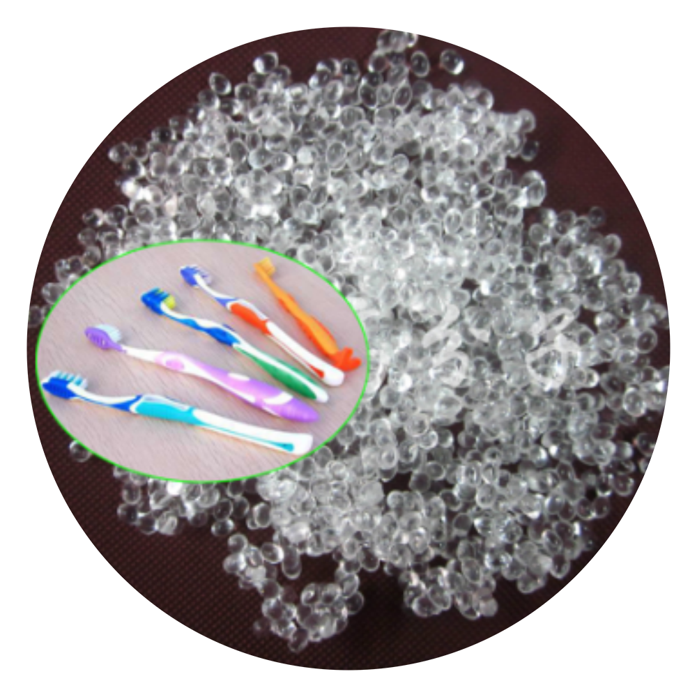 TPE пластиковые частицы 30A прозрачный термопластичный эластомер супер мягкий Инжекционный формовочный материал