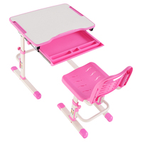 Ensemble de bureau et de chaise d'étude pour étudiants, design standard ergonomique, hauteur réglable, pour salle de classe