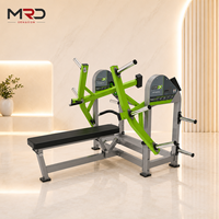 Machine à extensions dorsales à charge libre en acier pour usage commercial, dotée de dispositifs de sécurité, pour l'entraînement de la force lombaire et du bas du dos, destinée aux salles de sport et clubs de fitness