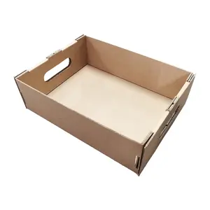 Eco Friendly Counter papelão Display Box Custom Folding papelão ondulado bandejas