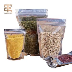 Sachet Doypack à fermeture éclair perforé pour chips et snacks, en VMPET, impression héliogravure, 30g, couleur verte, sécurité alimentaire, thermoscellable, pour produits laitiers et aliments frais - Product Image 3