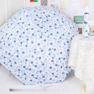 Paraguas <span class=keywords><strong>de</strong></span> Viaje Plegable Azul <span class=keywords><strong>de</strong></span> Alta Calidad <span class=keywords><strong>en</strong></span> Existencia, Venta al por Mayor, Personalizable con Impresión Completa - Product Image 2